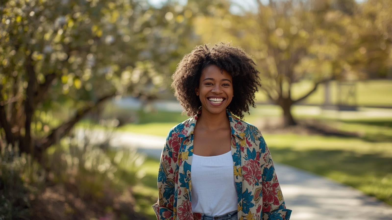 Peaceful outdoor setting for reflection and healing